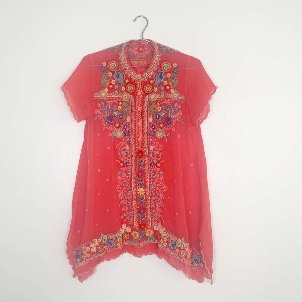 SOLD Johnny Was Mikones Tunic XS - Picture 4 of 13